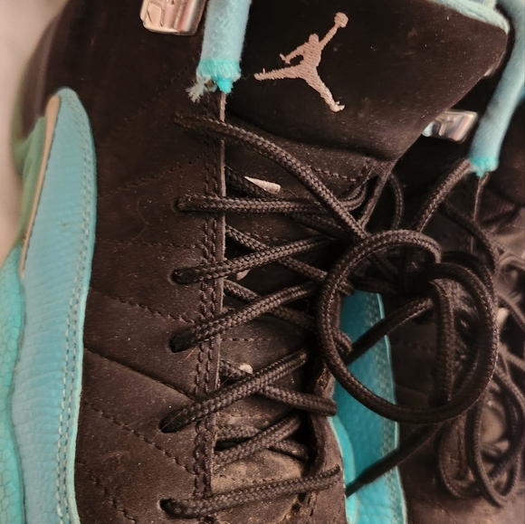 Air Jordan 12 GP Hyper Jade Size 5.5 Y Womens, pre-owned - Picture 6 of 16